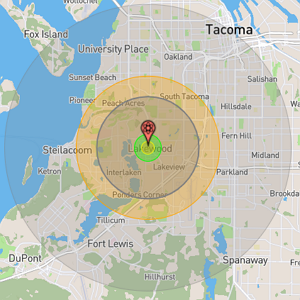 Lakewood nuke map